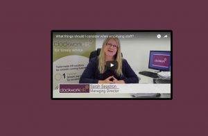 HR Support Video Employing People